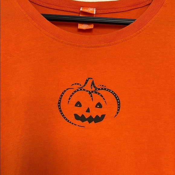 Orange Halloween Graphic T-Shirt - Picture 2 of 8